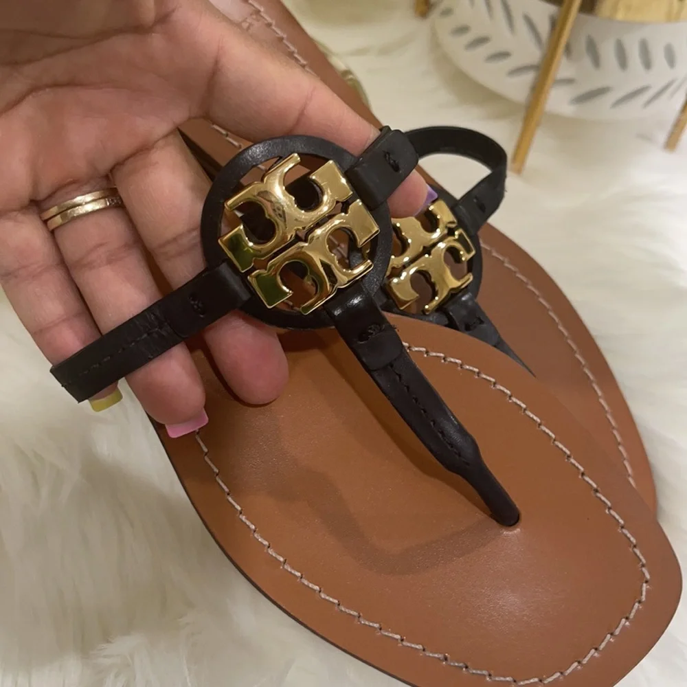 COPY - 🌺Tory Burch  Mini Miller Lether Thong Sandals
